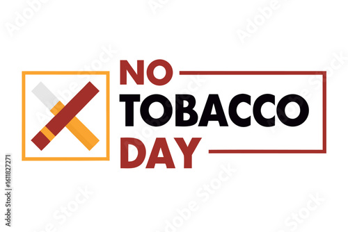    No tobacco day vector illustration.

