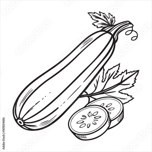 zucchini fresh vegetable