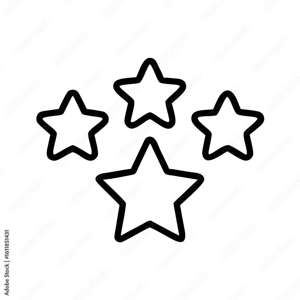 Obraz premium star favorite rating icon design.
