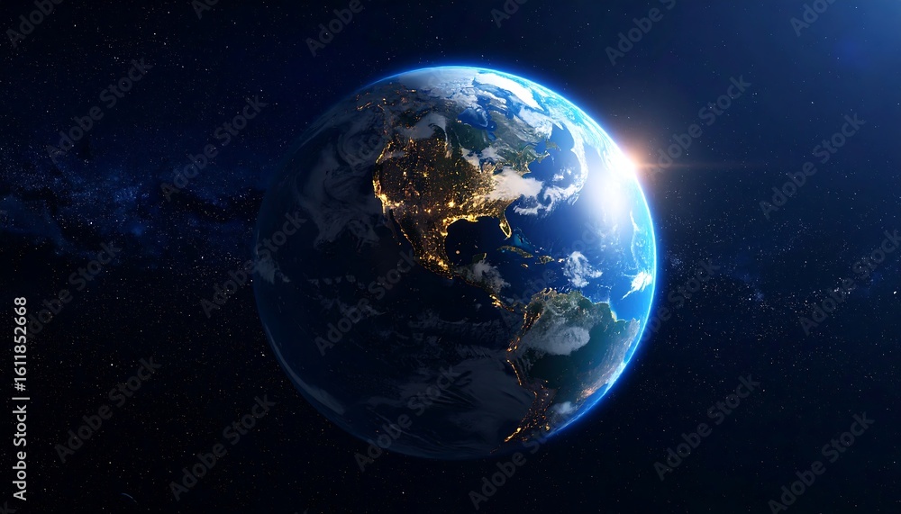 Fototapeta premium Earth from space