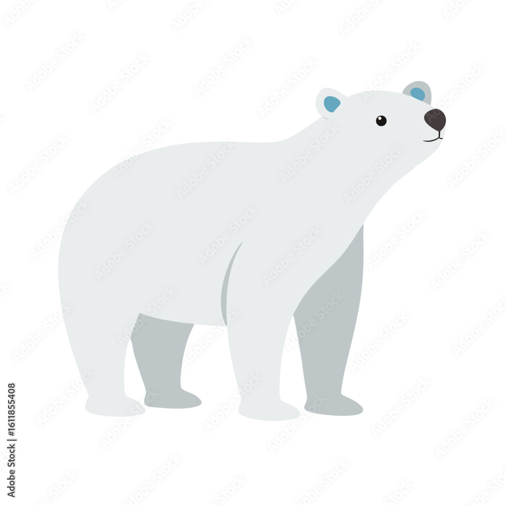 Fototapeta premium Polar Bear Vector Illustration .eps