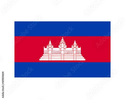 cambodia flag icon on map
