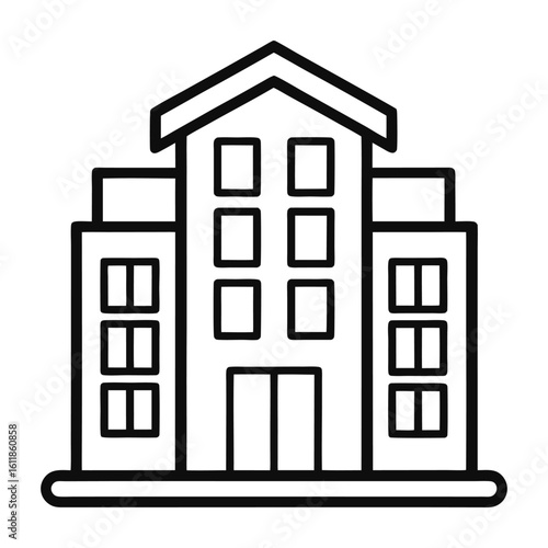 Contemporary modern condo architecture