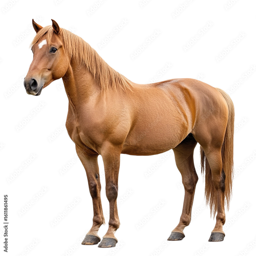 Obraz premium Horse isolated on transparent background