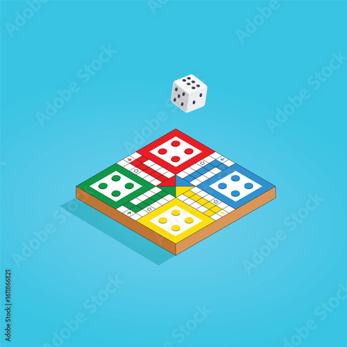  Ludo game  vector