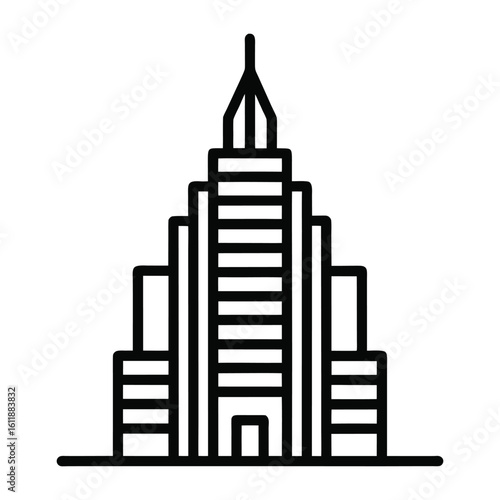 Modern tall skyscraper