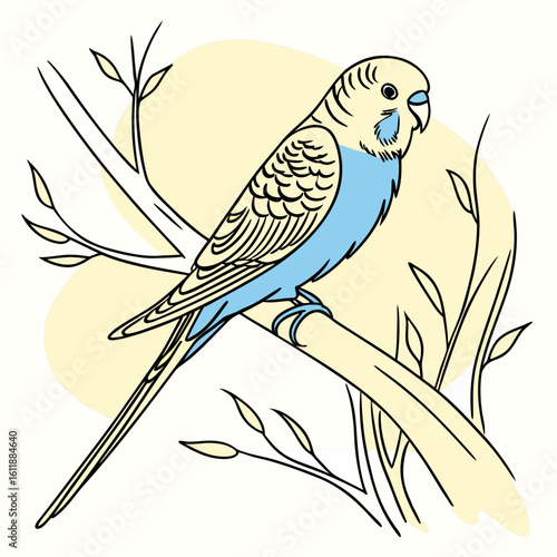 vector illustration of a bird