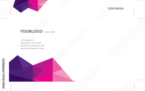 Modern Minimalist Business Card Design Template | Professional Corporate Branding