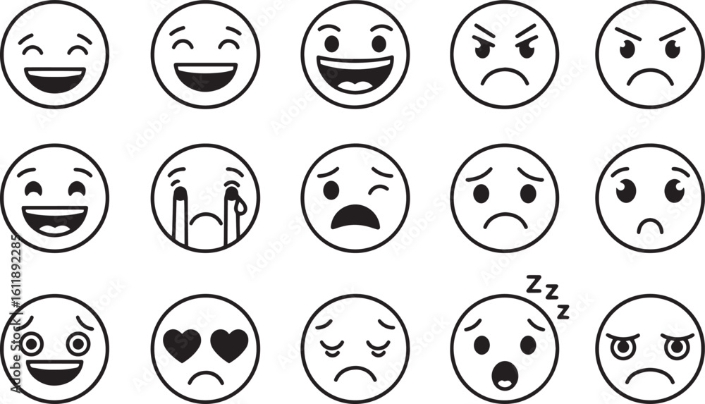Emoji Icon Set Emoji Icon Set