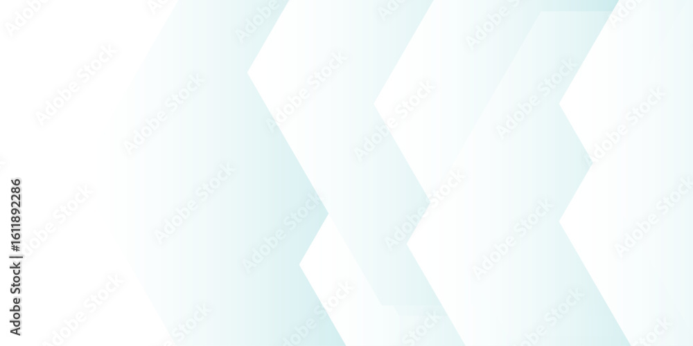 Fototapeta premium Abstract medical blue hexagon background design. Blue gradient abstract background with shapes elements. Decorative web layout or poster, banner. 