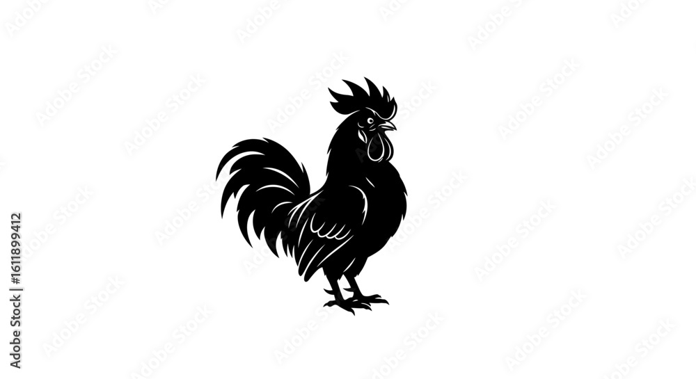 Obraz premium Rooster Vector Logo