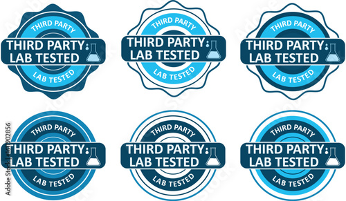 Third Party Tested Badge Icons for Product Authentication and Trust
