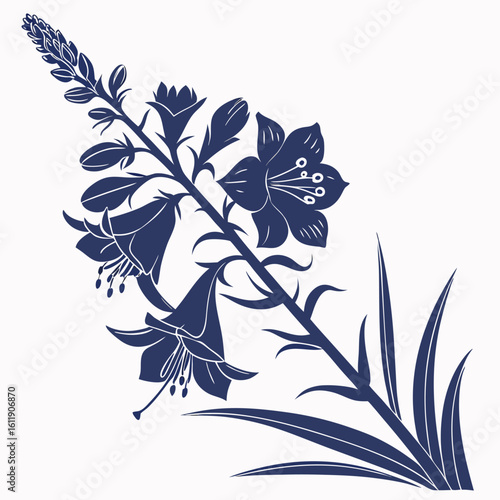 verbascum southern charm with leaves