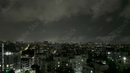 Slow lightning, celestial electricity, clouds collide, lightning