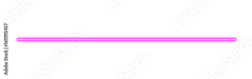 Pink neon light line shining sparkle