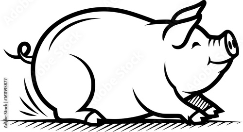  Pig Farm Animal Icon