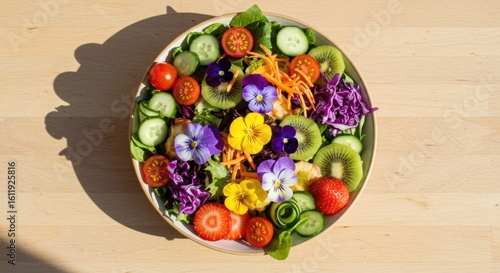 Colorful salad bowl