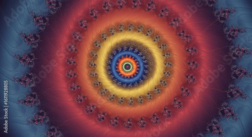 Abstract spiral design