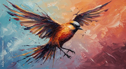 Abstract bird in flight (1)