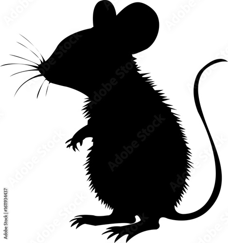 mouse silhouette vector file svg beautiful design 