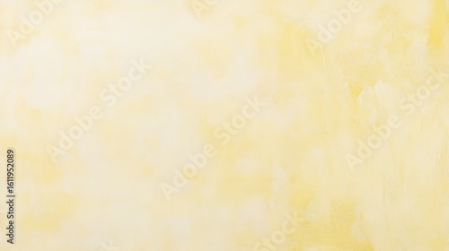 Abstract pale pastel yellow art paint texture background