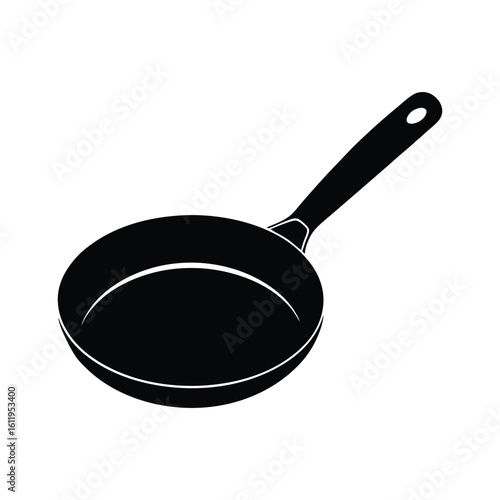 frying pan isolated on white