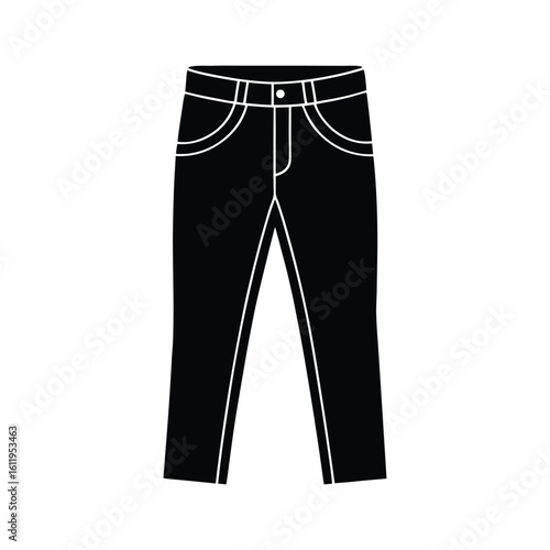 jeans isolated on white background