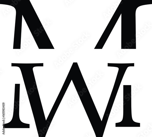MW,WM,M,W,W,M abstract, letters, logo, monogram, style, symbols, ambitions, icons, 
