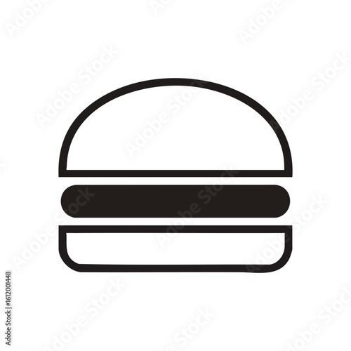 Hamburger Menu Interface Icon. Sleek, high-contrast digital glyph signifying collapsed navigational elements. Essential for modern web and mobile applications, representing ease of access.