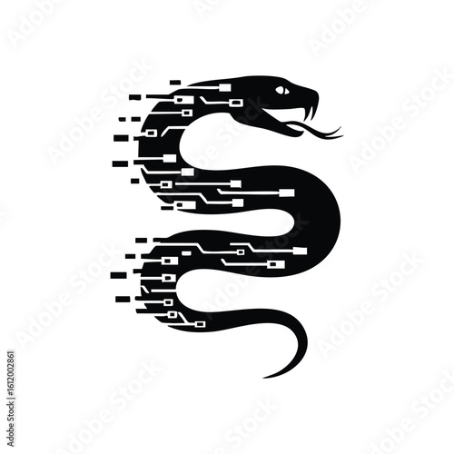 Abstract Circuit Pathways. Elegant digital lines on black. Symbolizes modern technology, innovation, and interconnected data flow. Represents smart futuristic systems.