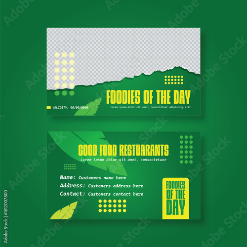 Creative Top fan VIP Gift Voucher EPS Design Template