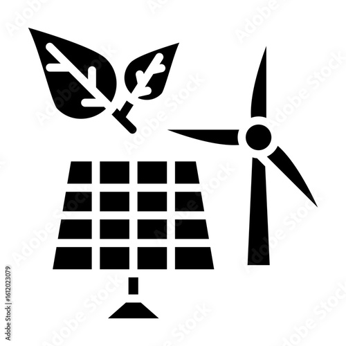 Green Energy line icon