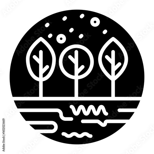 Biosphere line icon