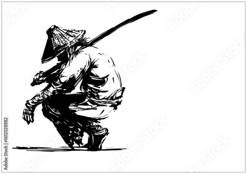 Ink Samurai at Dusk