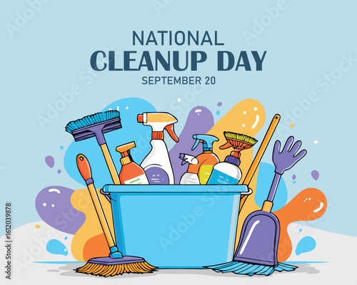 Premium Vector | Vector illustration for national clean up day.