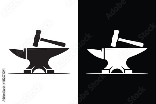 Anvil  icon isolated vector icon illustration on white background.