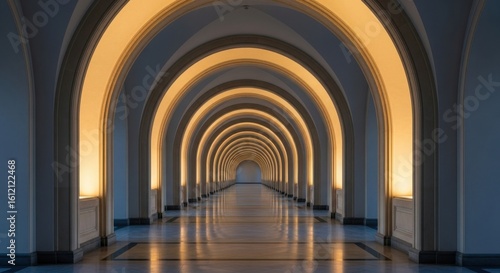 Repeating Arches  Architectural Symmetry Beauty