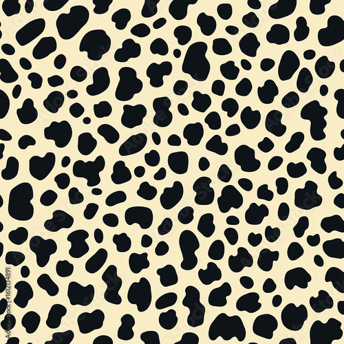 Leopard Print Pattern on a Light Background Showcasing Bold and Distinctive S...