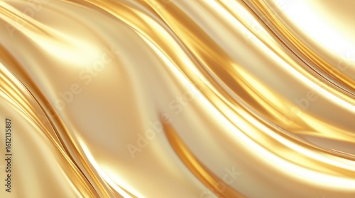 Tinfoil gold foil background. Gold foil texture with soft lighting.