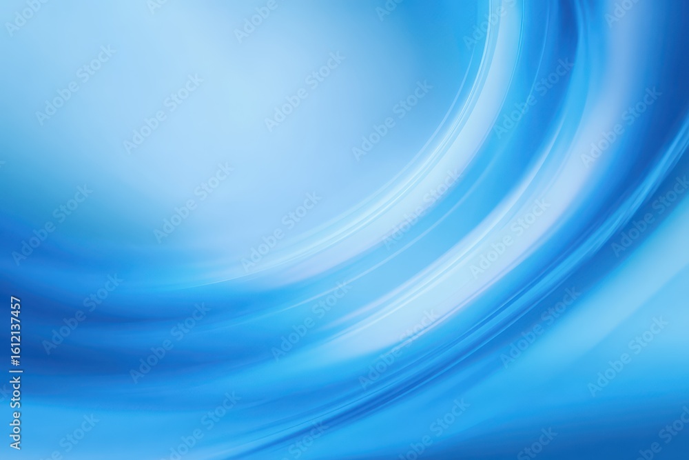 Fototapeta premium Swirling blue curves create a smooth abstract background for design and art projects in various creative applications