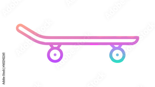 Skateboard graphic design vector illustration for extreme sports and recreation activities design asset