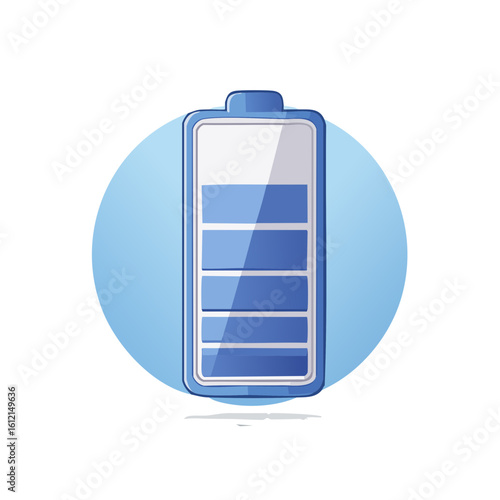Battery charge level indicator partial energy storage device energy illustration