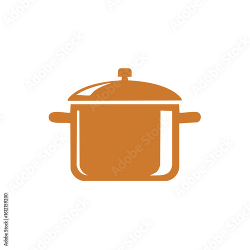 Cooking pot illustration utensil for kitchenware and culinary themes in graphic design and food related projects