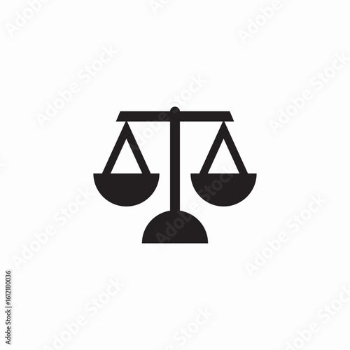 justice law icon sign vector