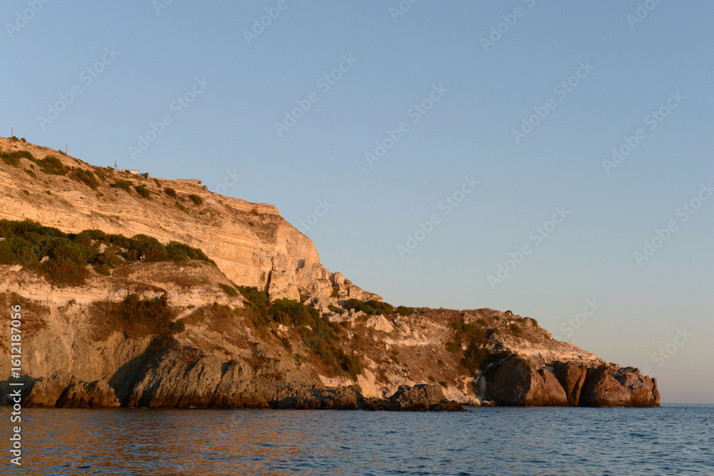 Fototapeta premium The Black Sea coast of Crimea at Cape Fiolent. Sevastopol
