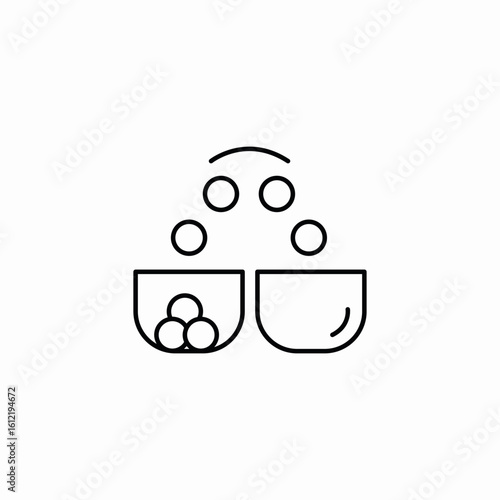 sphere throw icon sign vector