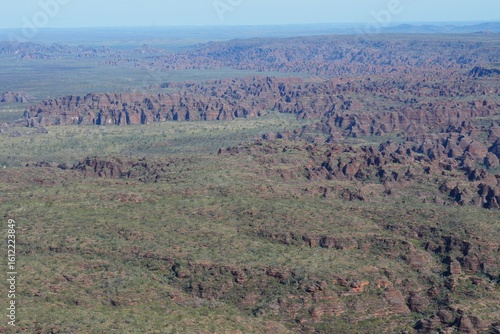 Aerial view of the Bungle Bungles in Purnululu National Park, Western Australia