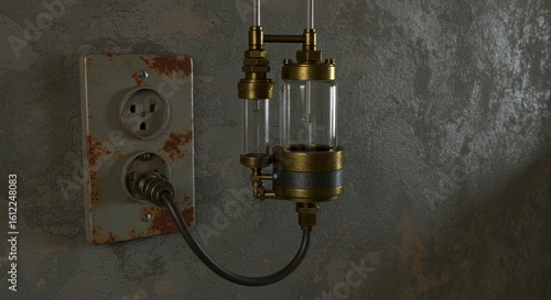 Steampunk electrical fixture