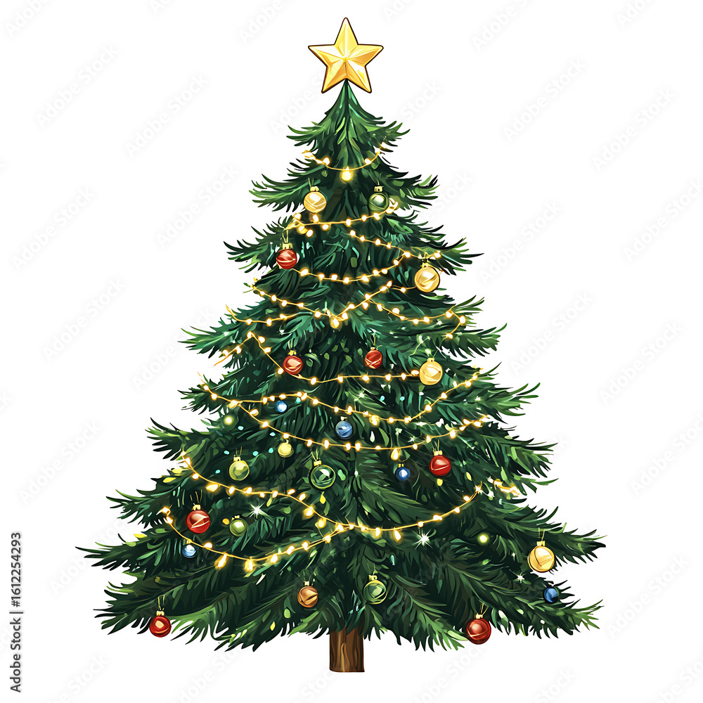 Christmas Tree Watercolor Clipart PNG Christmas Tree Watercolor Clipart PNG