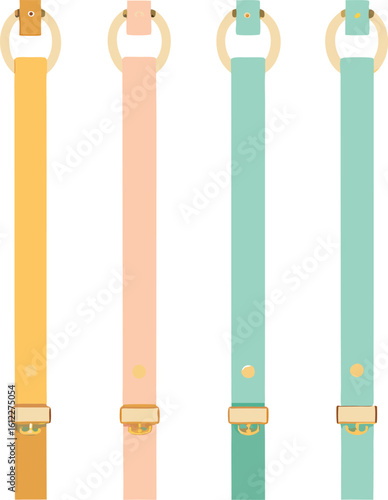 Cute animal themed watch straps in pastel colors